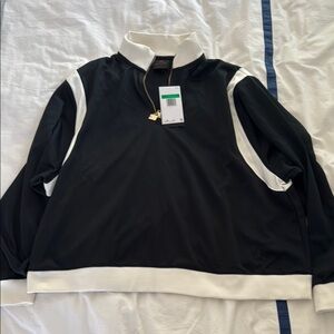 Nike Black and White Pullover Jacket